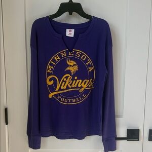 BNWT NFL Minnesota Vikings Women's Purple Jersey Top